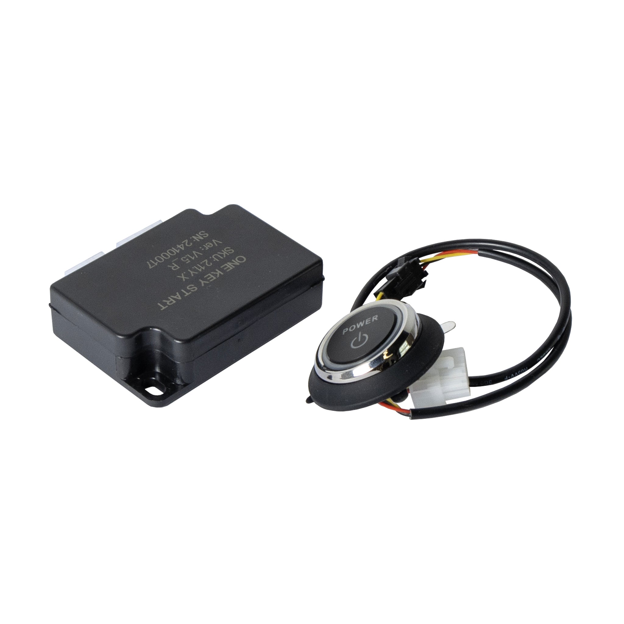 Push Start Ignition Button w/ Control Box
