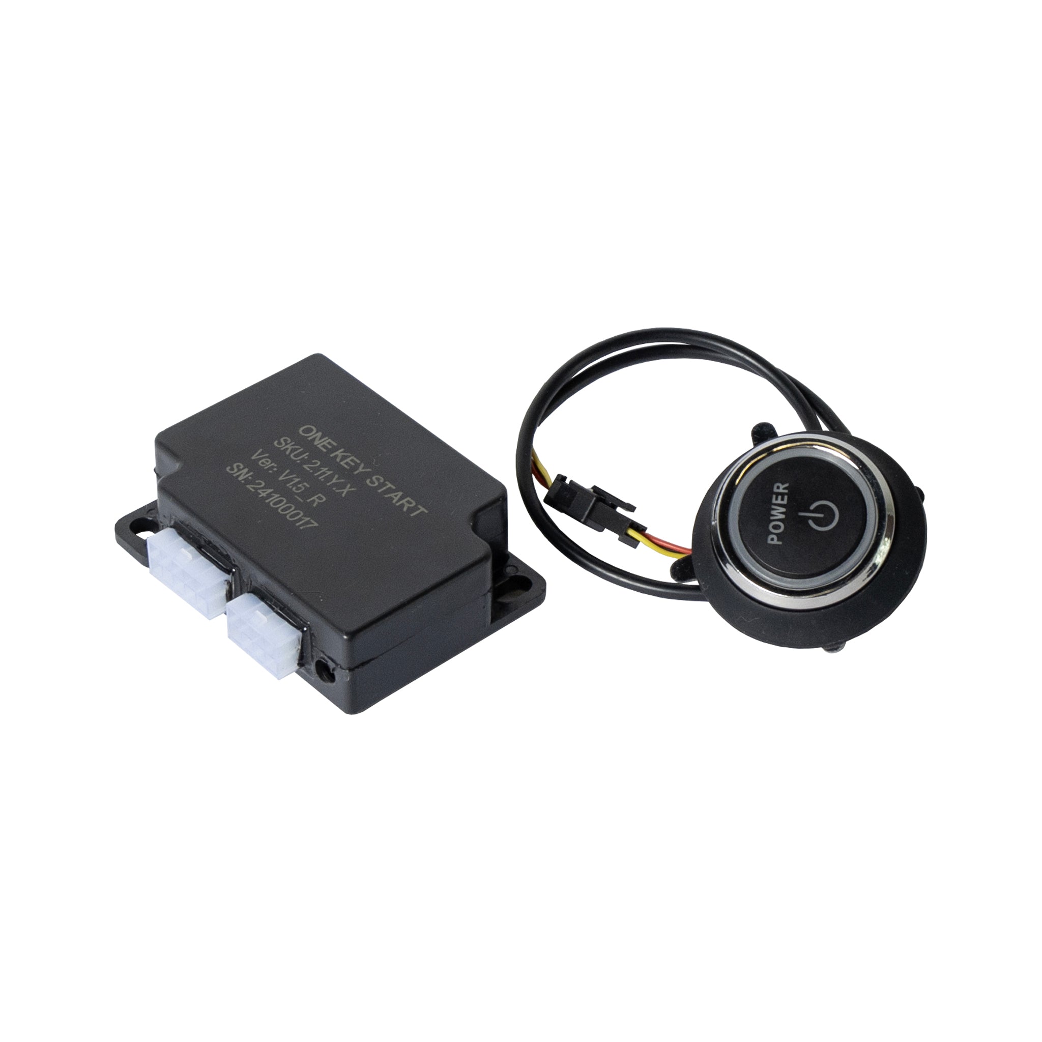 Push Start Ignition Button w/ Control Box